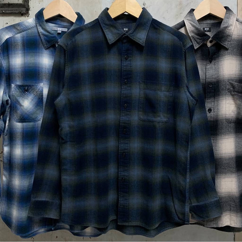 kemeja veterano uniqlo