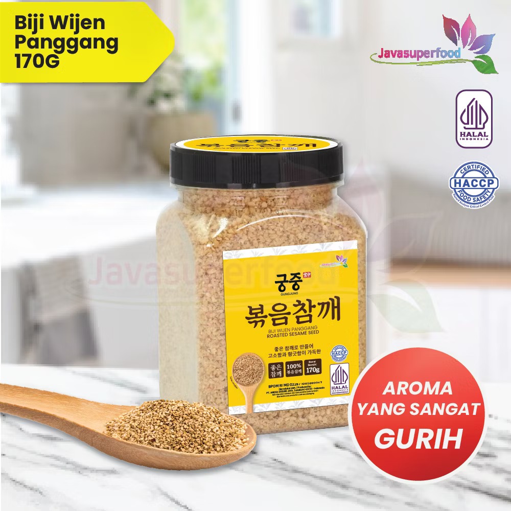

Biji Wijen Panggang - Roasted Sesame Seed - 170g - Halal