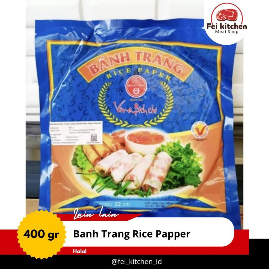 

banh Trang rice paper kulit beras 400gr