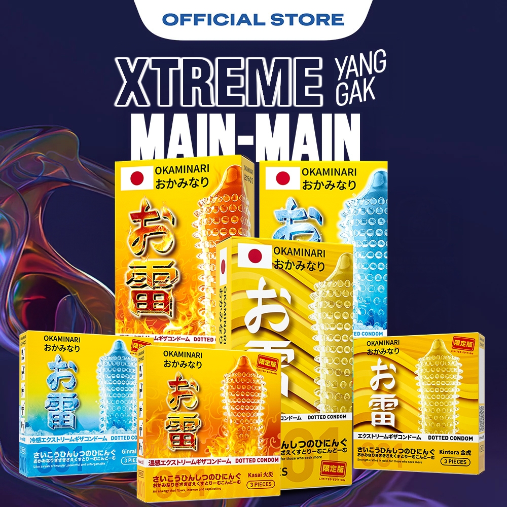 Kondom Okaminari Tipis Bergerigi Berduri 001 Xtreme