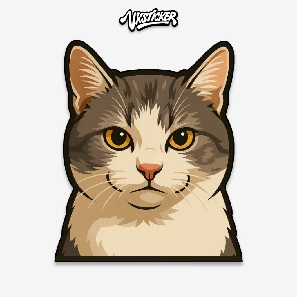 

Stiker/Sticker kucing lucu #52 VXSTICKER
