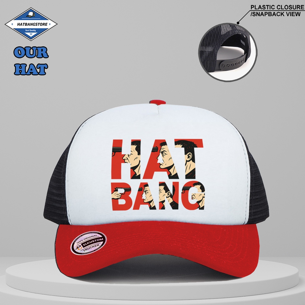 Topi Trucker Hatbangstore Font // Trucker Hat // Topi Skena Trucker // Topi Skena // Topi Brand