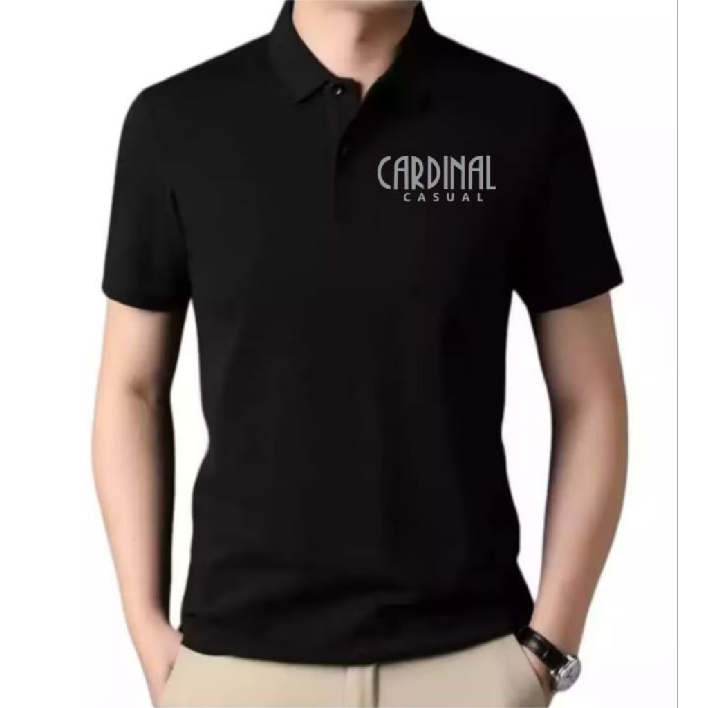 BAJU CARDINAL PRIA LENGAN PENDEK LOGO SIMPLE