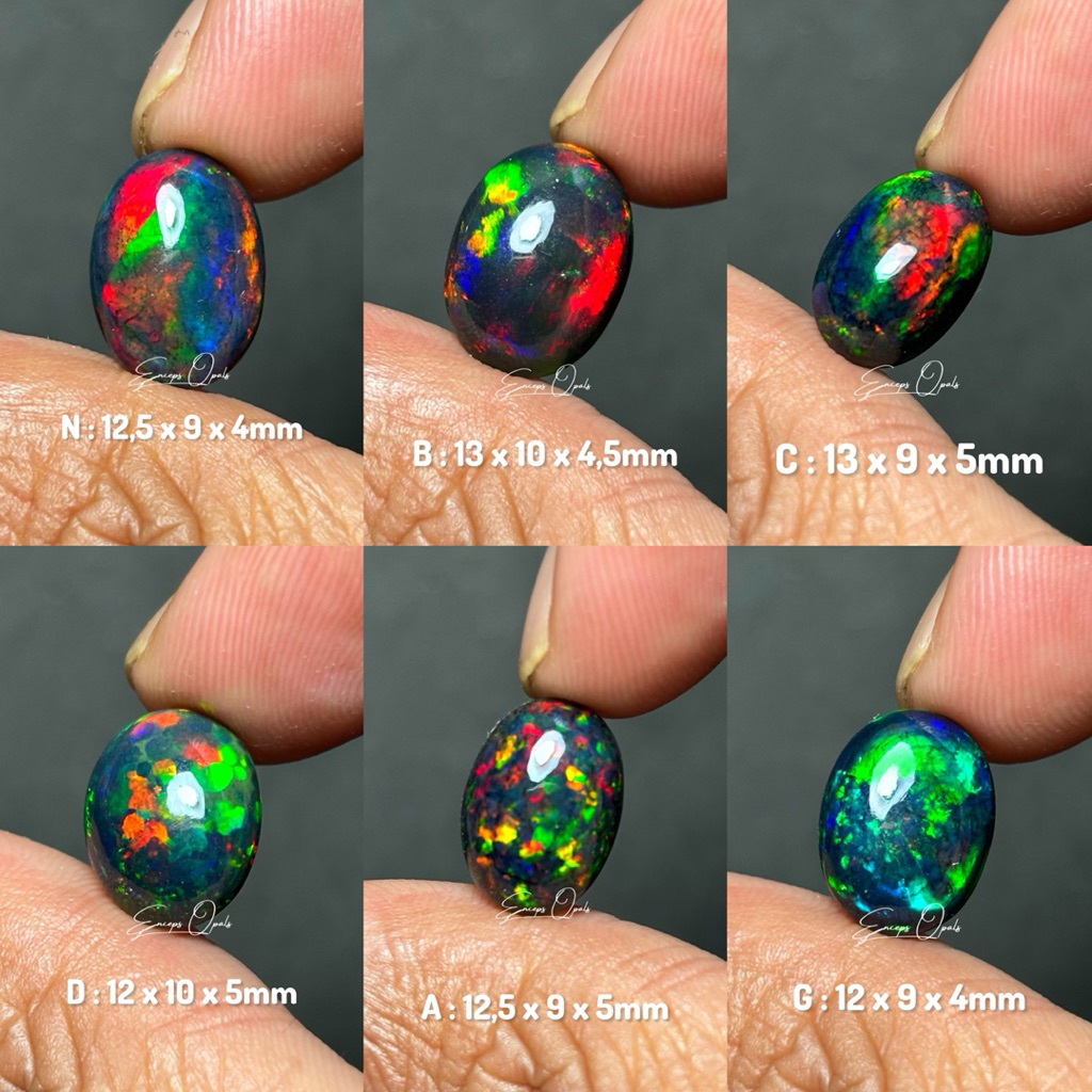 Black opal afrika super Hq / kalimaya black opal afrika