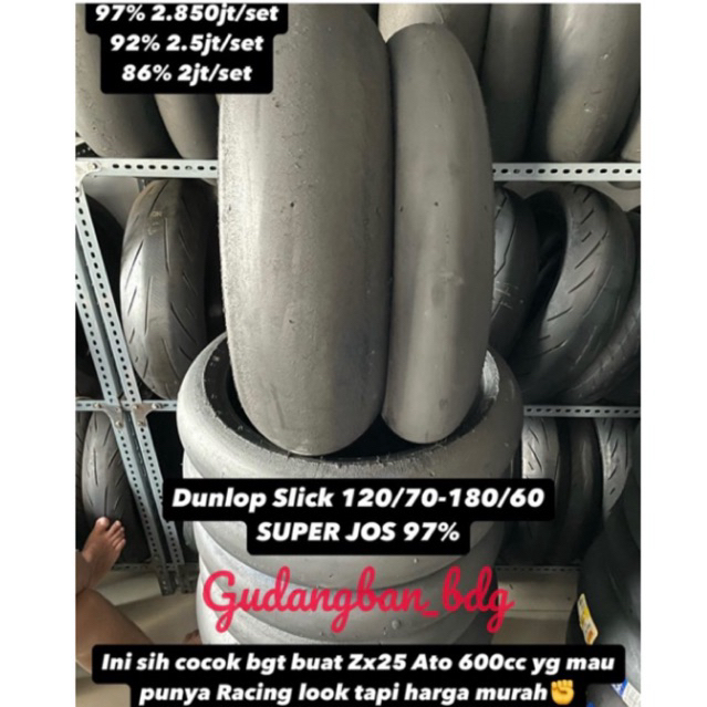 Dunlop Sportmax Slick 120/70 - 180/60 95-98% 2024