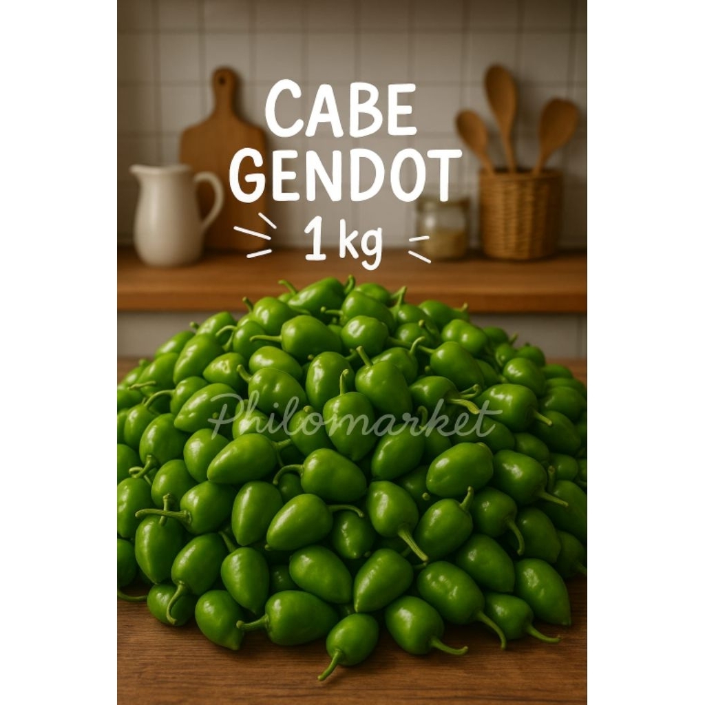 

VIRAL 1 KG Cabe Gendot Cabai Bendot Segar