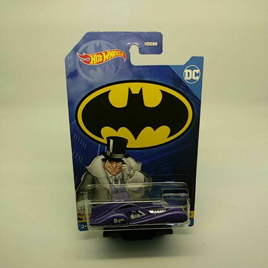Hot Wheels Penguin Screamliner Batman Series Diecast Bad Card
