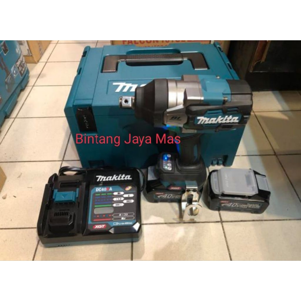 Mesin impact wrench cordless makita TW001GM201 / 40V