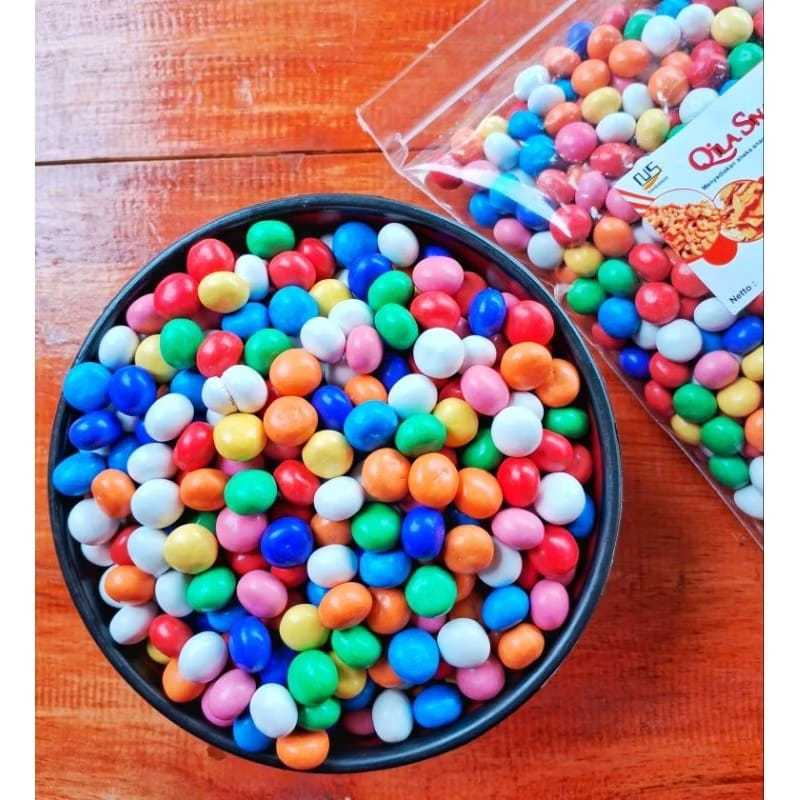 

Permen Biskuit Warna / Biscuit bola pelangi warna warni 1KG