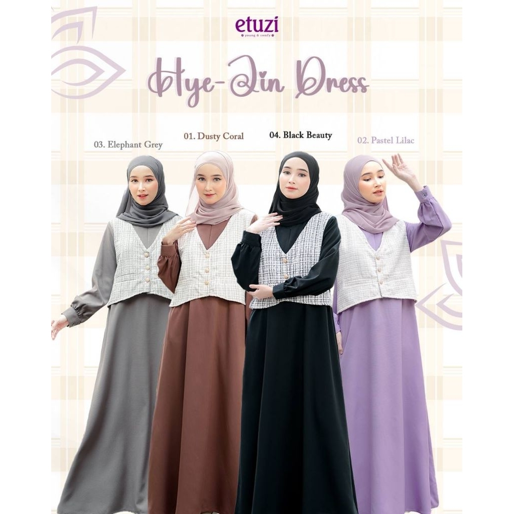 EtuziHijab Korean Style Hye Jin Dress