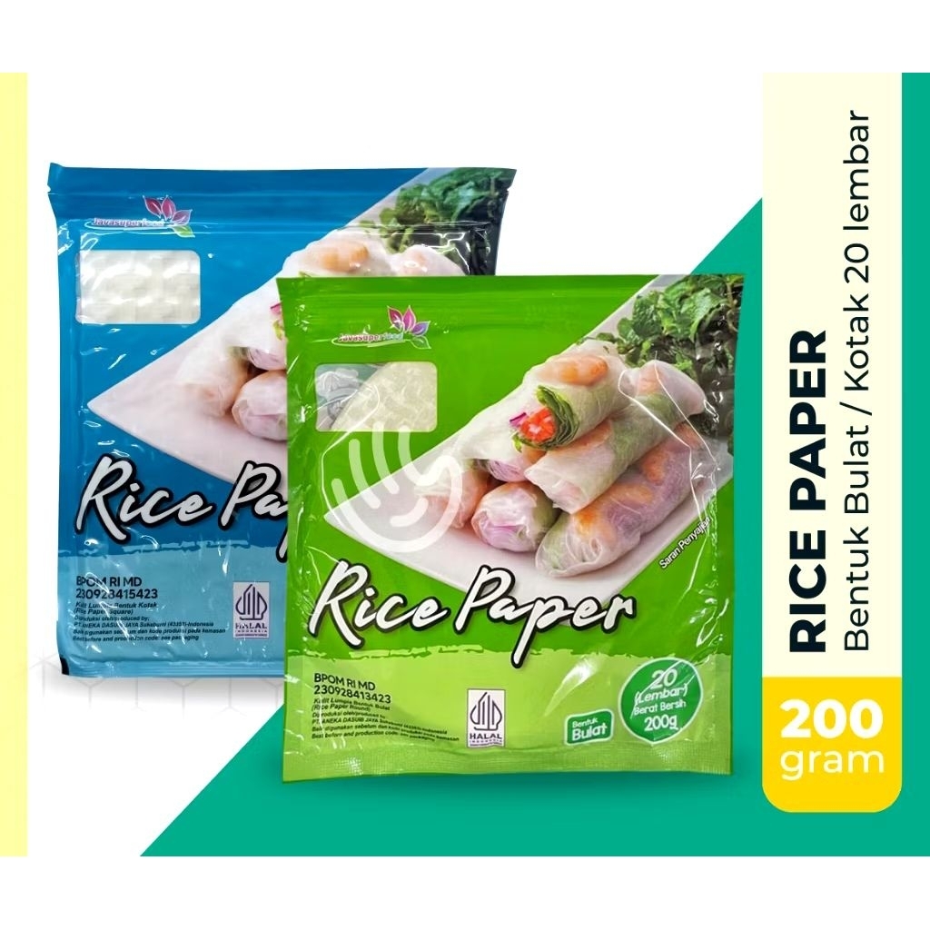 

[Halal] Rice Paper / Banh Trang High Quality Rice Paper 22cm / Kulit Lumpia Vietnam Rice Paper