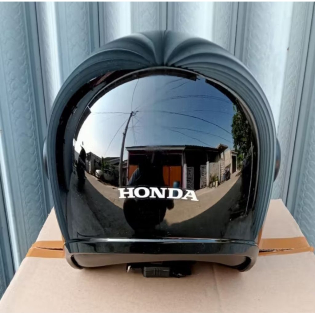 helm new scoopy hitam