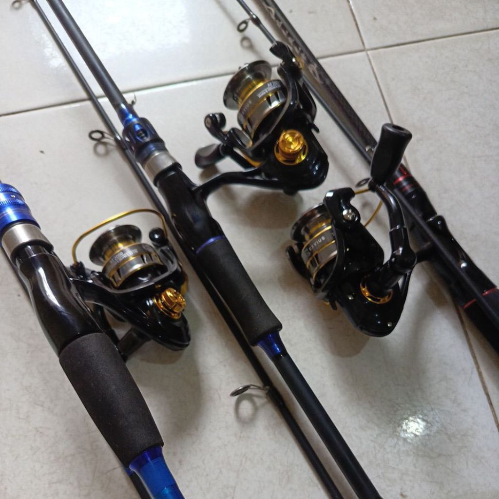 satu set reel spinning exvius 2000