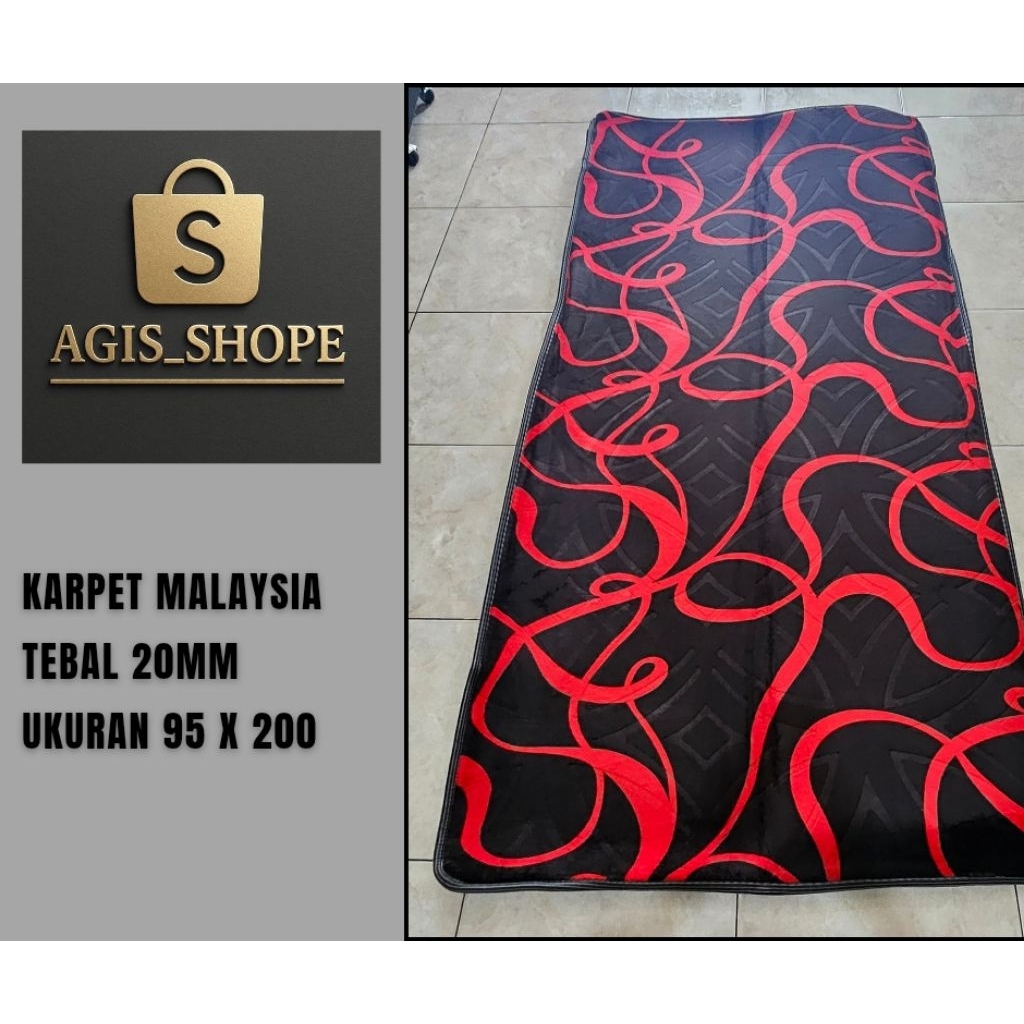 PROMO KARPET MALAYSIA  UKURAN 95X200 TEBAL 18MM MERK LIVIA