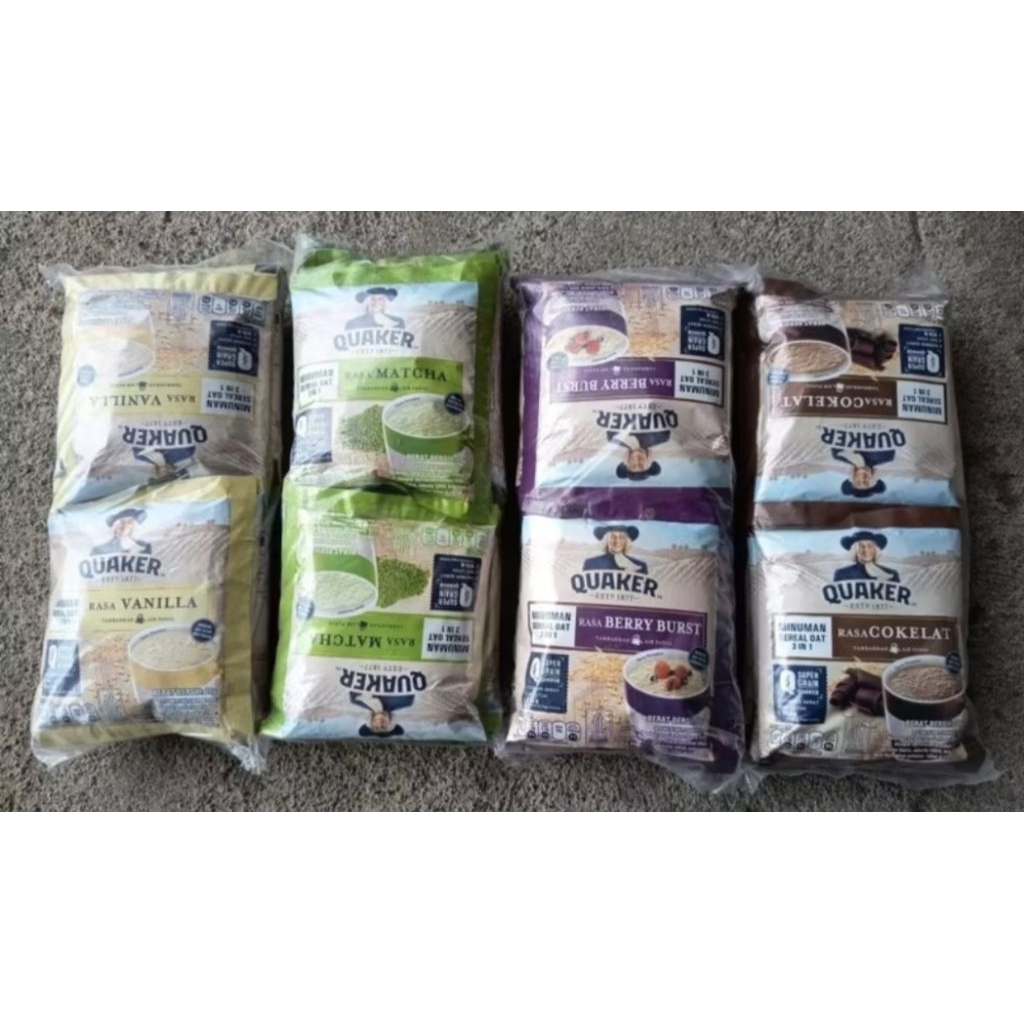 

Quaker 3in1 Oatmeal Instant 28 Gram (10 Sachet)