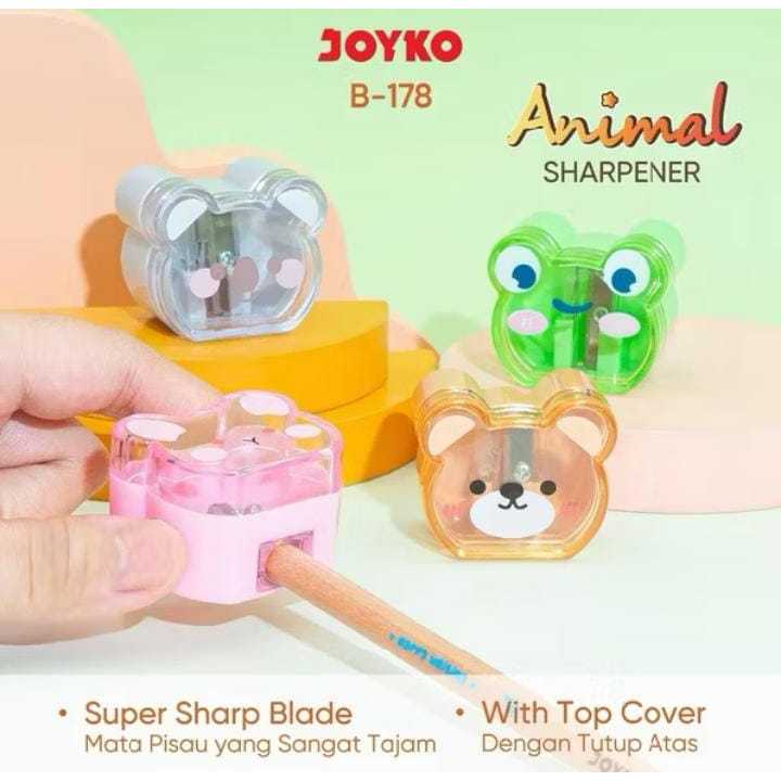 

( 1 BIJI ) Rautan Serutan Sharpener B-178 Animal JOYKO