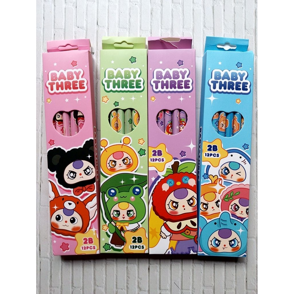 

(12PC) PENSIL 2B CUTE/ KODE 3718
