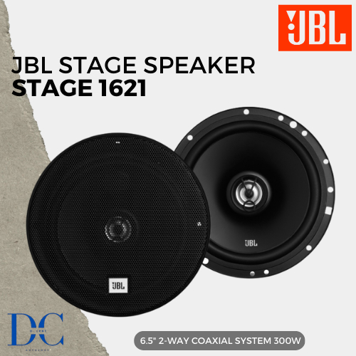 Speaker 2-Way Coaxial Mobil - Speaker JBL Stage 1621 - 6.5 Inch 2-Way Coaxial System - Speaker Audio