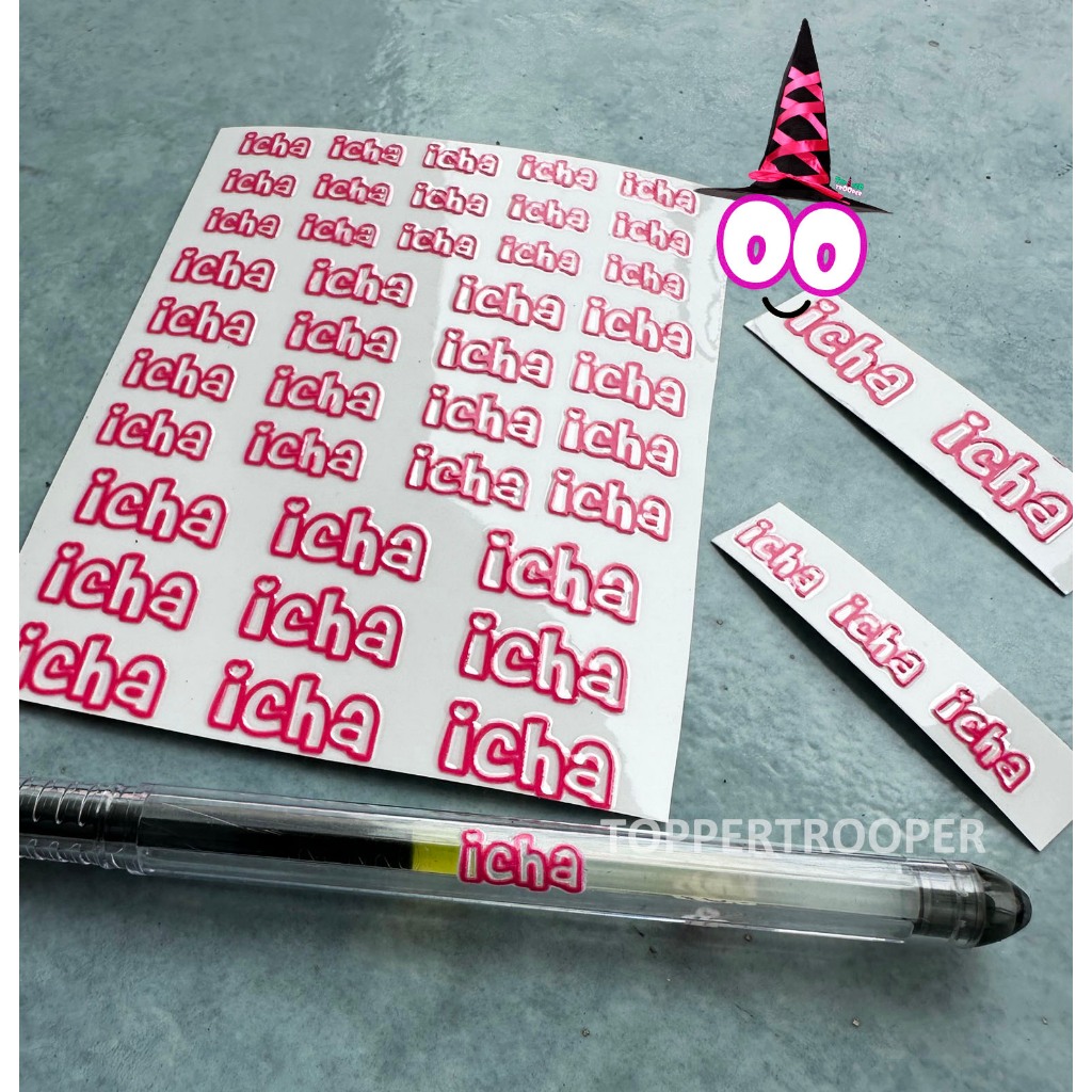 

Stiker OUTLINE Nama UV TIMBUL TAHAN AIR | Cutting Sticker Nama Custom | sticker label nama anti air sticker alat tulis sticker nama botol lunch box tahan air sticker pulpen sticker piring sticker pensil