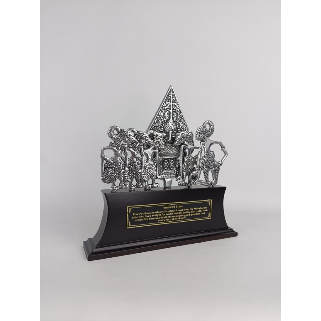 Plakat Pandawa Lima Piala BOX premium kain batik