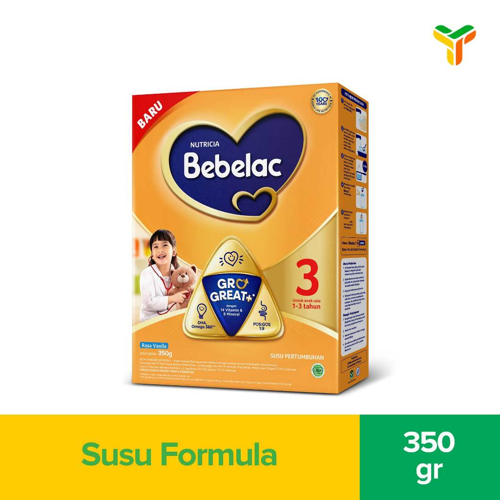 

Bebelac 1 Plus Vanilla 350 Gram Box
