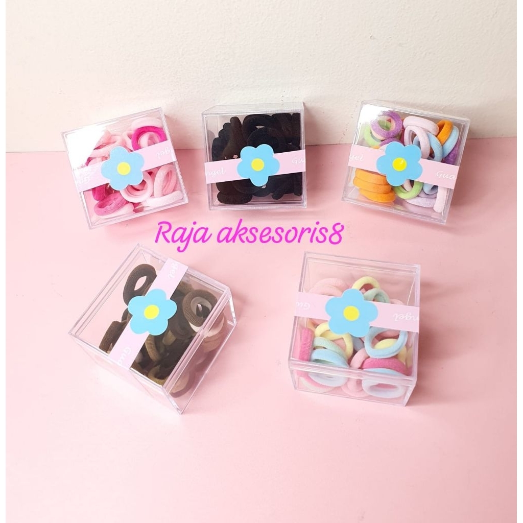 KUNCIRAN DONAT MINI FREE MIKA / KUNCIRAN DONAT MINI  /IKAT RAMBUT MINI KOREA
