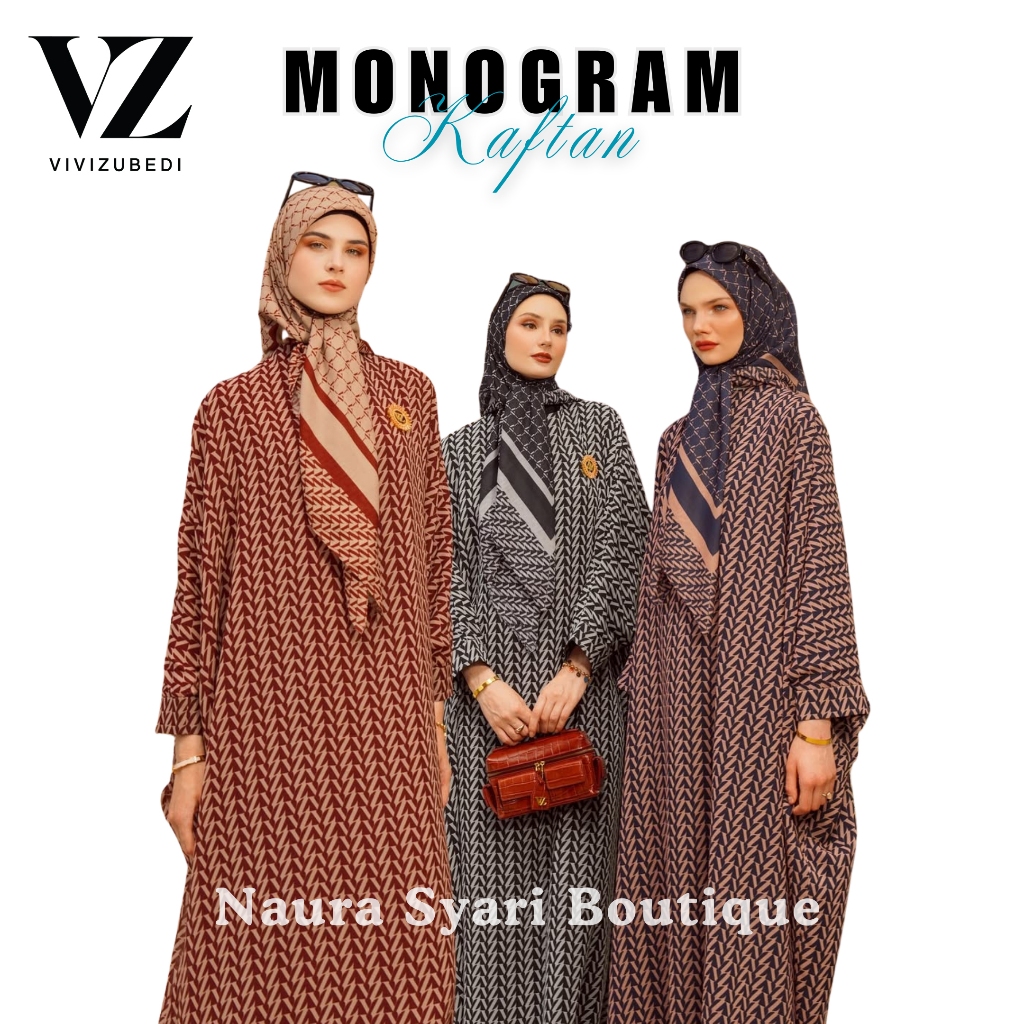 VZ Monogram Kaftan / VZ Monogram  Kaftan ViviZubedi ViviZubedi / VZ MONOGRAM KAFTAN ORI VIVIZUBEDI
