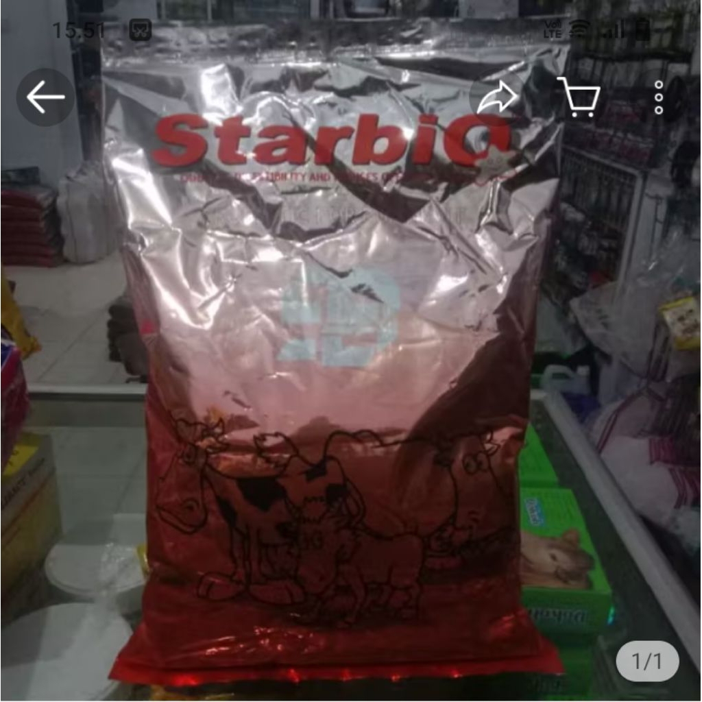 STARBIO/bahan fermentasi/fermentasi pakan ternak/starbio sapi/