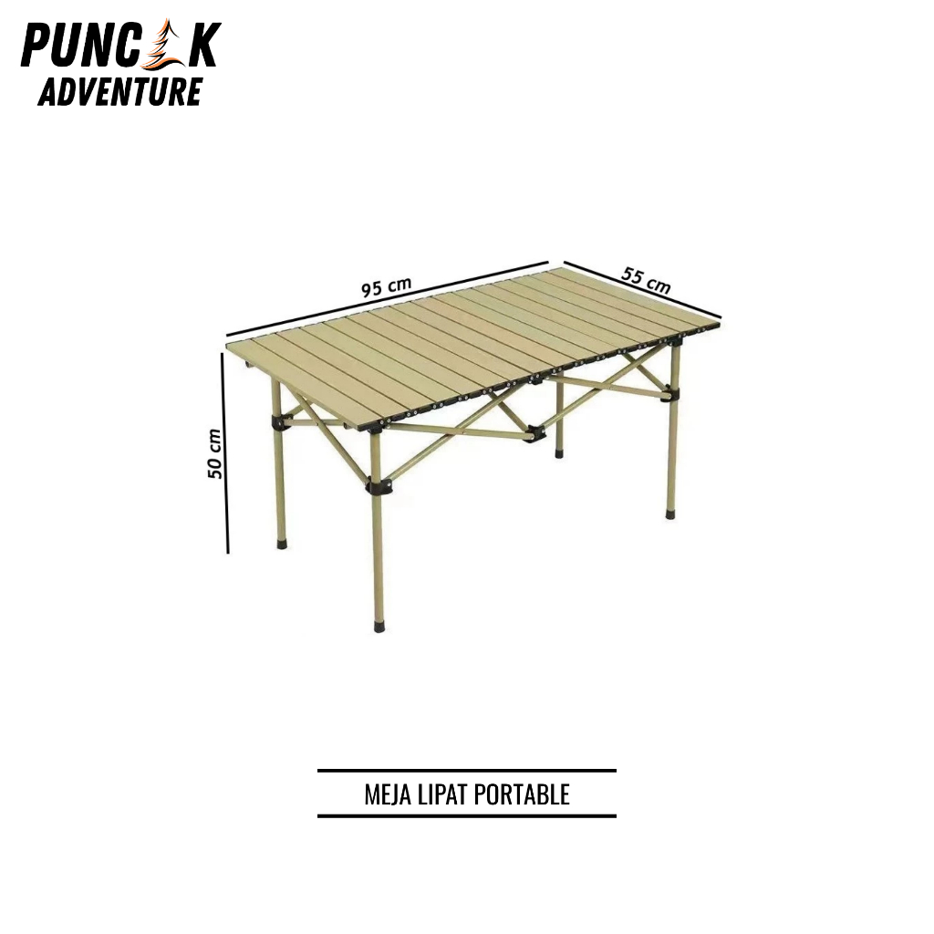 Meja Lipat Camping Portable - Meja Lipat Piknik - Meja Camping Otdoor - Meja Lipat Travel