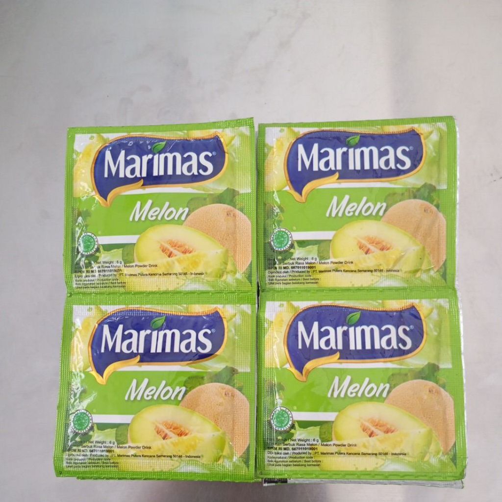 

Marimas Melon Renceng Isi 10sachet 6gr