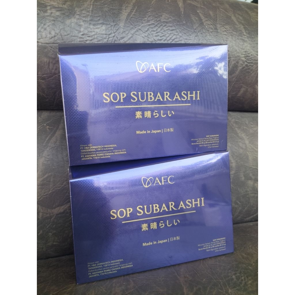 

2 Box Subarashi Gold Exp 2028 AFC Original Japan