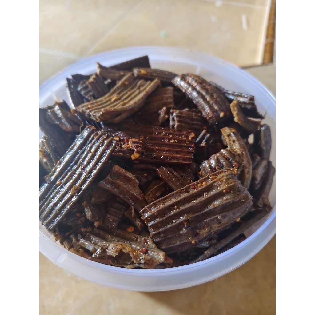 

KERUPUK SEBLAK JENGKOL BANTAT CEMILAN PEDAS GURIH RENYAH TOPLES LEBARAN JAJAN KILOAN