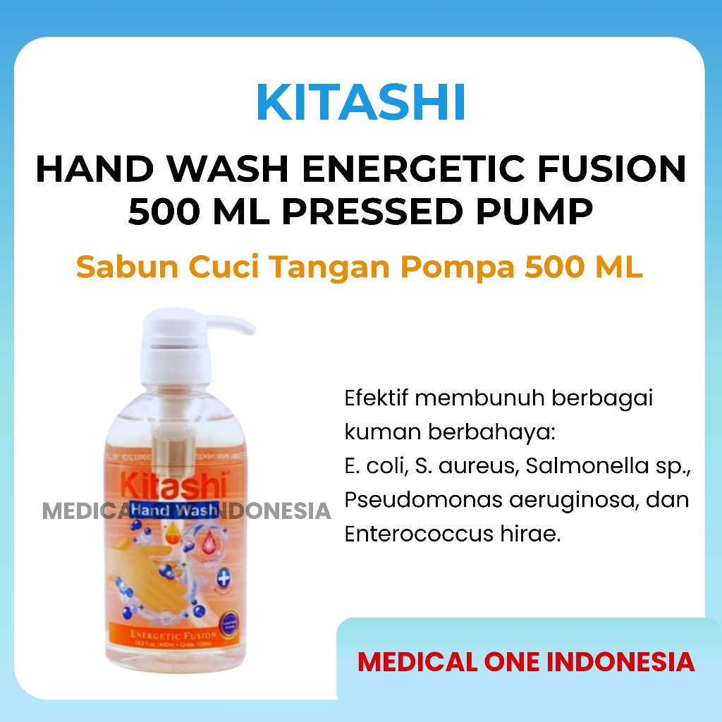 Kitashi - Hand Wash Energetic Fusion 500 ml Pressed Pump