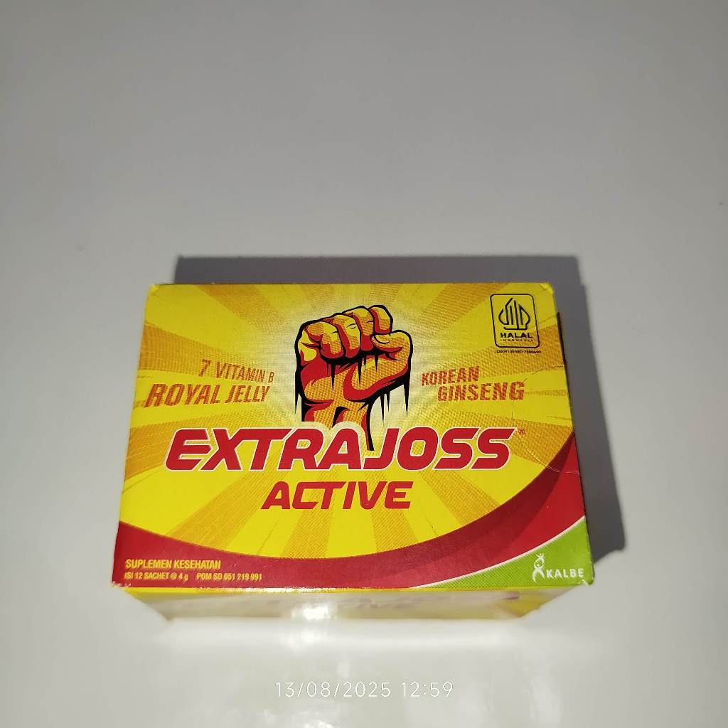 

Extra Joss Active – Minuman Energi Serbuk | Kemasan Pack