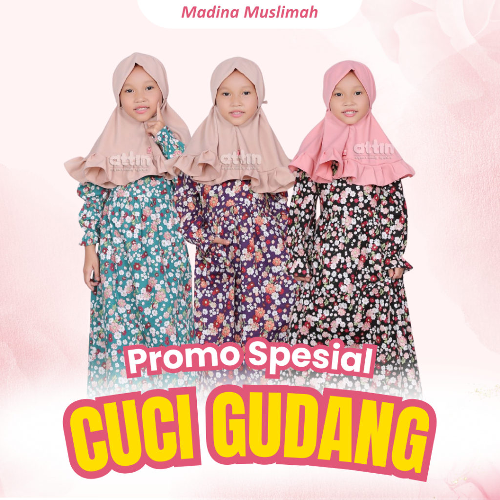 Obral Cuci Gudang Gamis Ayana Kids By Attin Original