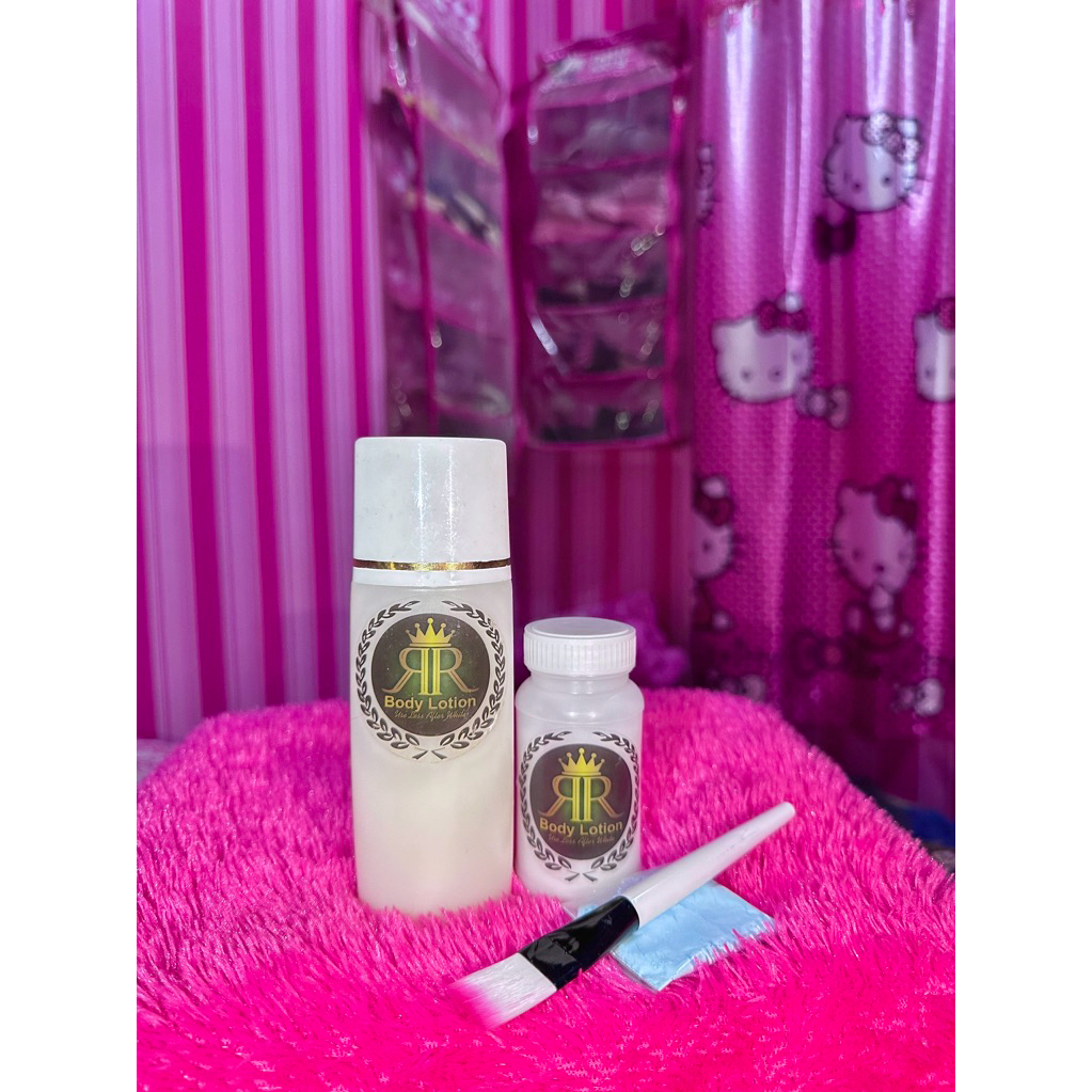 paket body Lotion RR & bleaching RR fri kuas