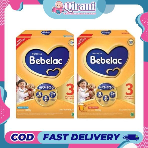 

Bebelac 3 1000gr / Bebelac 1-3 thn 1kg Madu/Vanila
