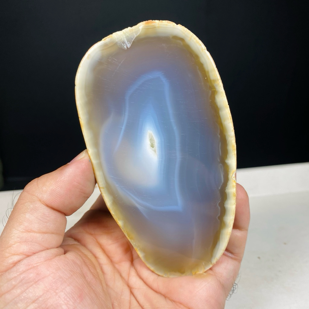 Natural Chalcedony Agate - Slice  Chalcedony Agate - Gemstone Collection