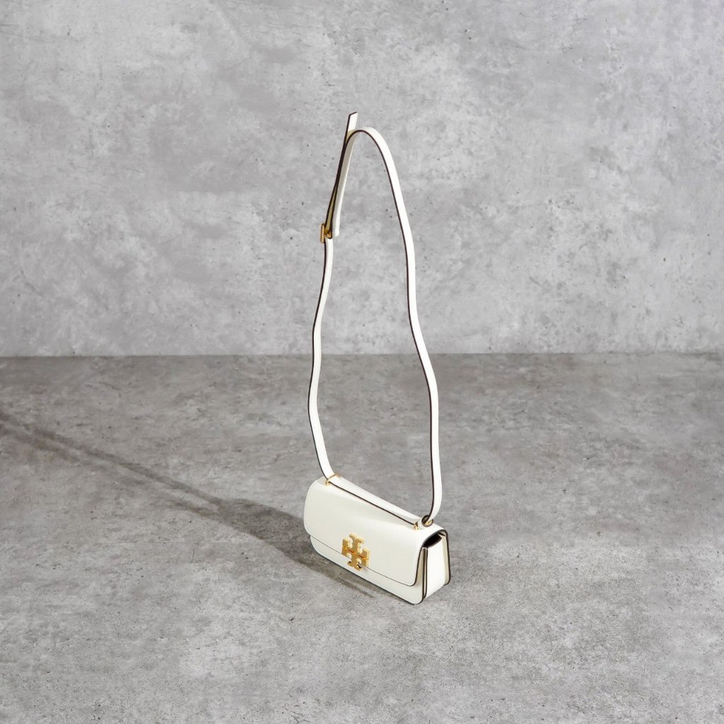 Tas TB ELEANOR EAST WEST IVORY WHITE SHOULDER BAG 100% ORIGINAL