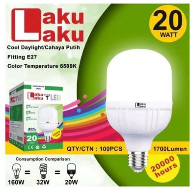 Grosir Lampu tabung rumah led 20w bohlam putih laku laku 20watt / lampu kamar