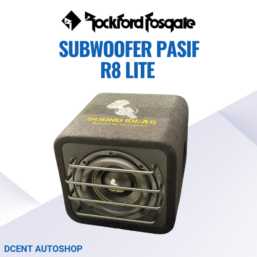 Subwoofer Pasif Mobil - Subwoofer R8LITE 8" Rockpower - Subwoofer Box - Subwoofer Audio Mobil - 100%