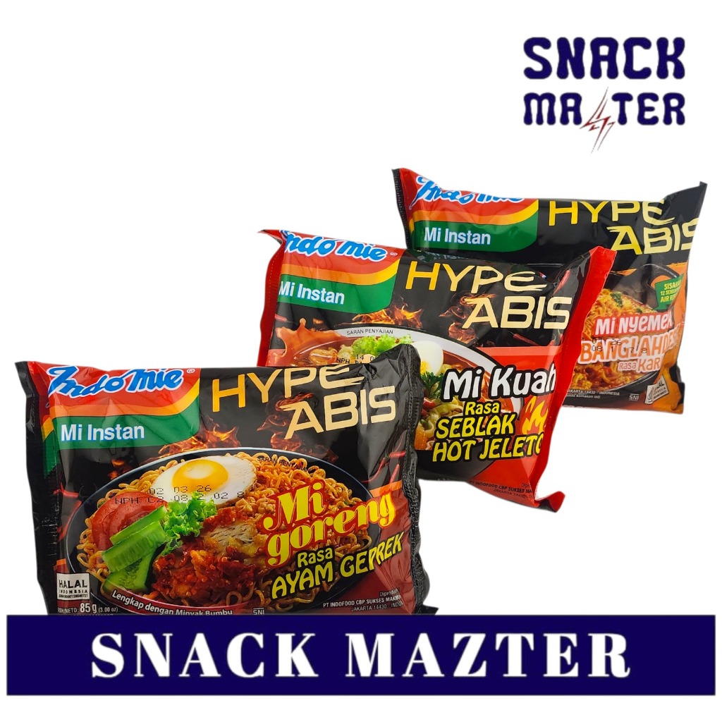 

Indomie Hype Abis - Migetthi Bolognese, Seblak Hot Jeletot, Ayam Geprek