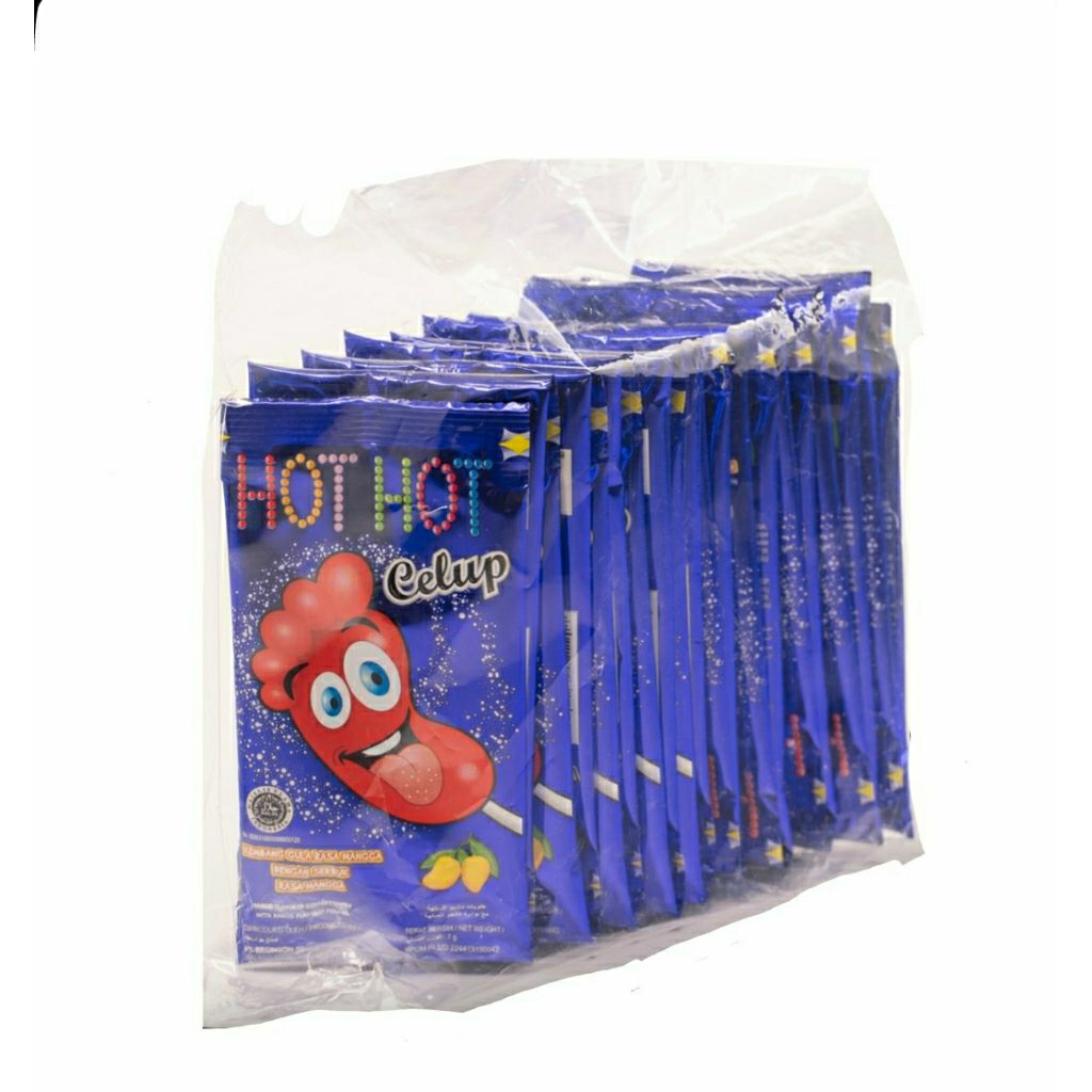 

Permen Hot Hot Celup Rasa Mangga Dengan Serbuk ( isi 20 pcs /7gr )