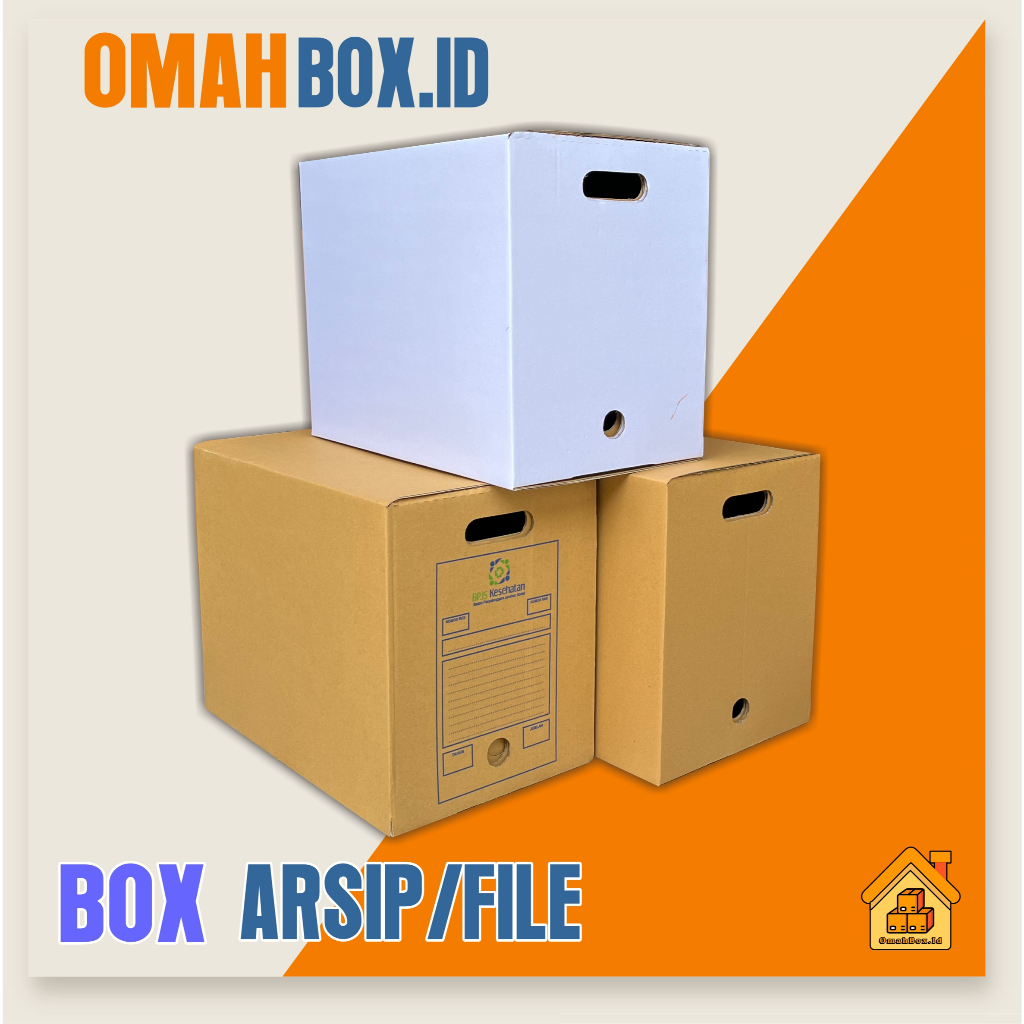 Box Arsip/File 46x28x35 cm | dokumen | box file | box penyimpanan | kardus file | kardus arsip | box