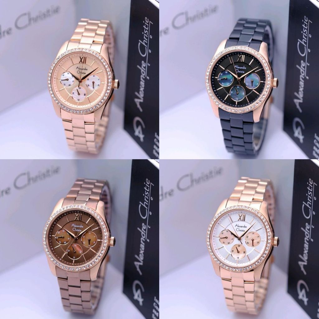 JAM TANGAN WANITA ALEXANDRE CHRISTIE AC 2827 AC2827 ROSEGOLD ORIGINAL GARANSI RESMI 1 TAHUN