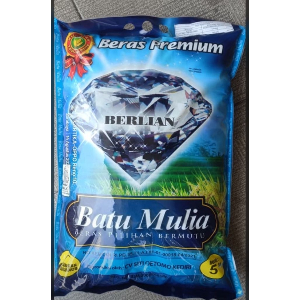 

BERAS PREMIUM BATU MULIA 5KG