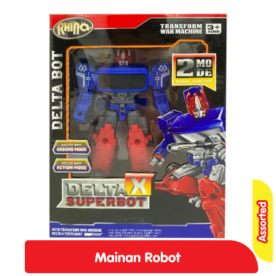 Rhino Delta Bot Mainan Robot Anak Assorted