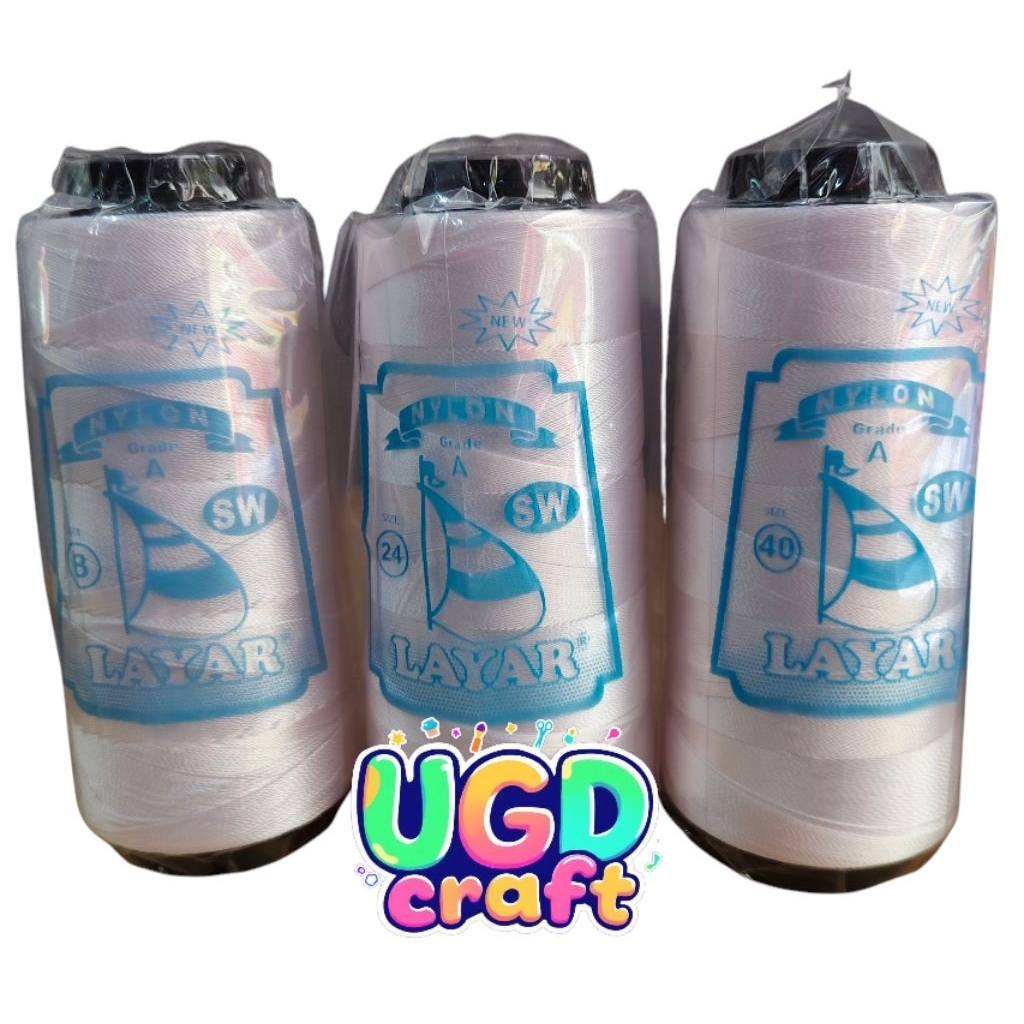 Benang Jahit Nilon Cap Layar / Nylon Menjahit Sol Sepatu Sofa Bahan Kulit