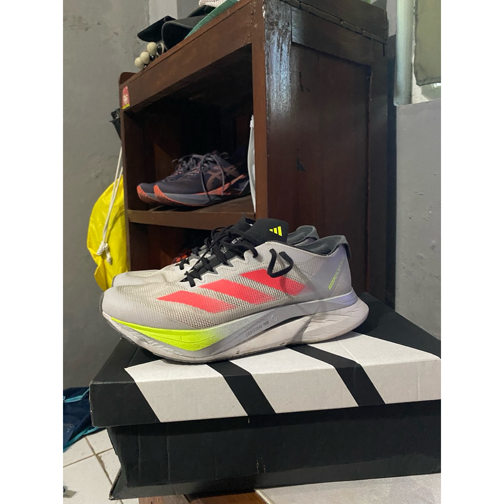 sepatu lari adidas adizero boston 12 M ekiden pack second original