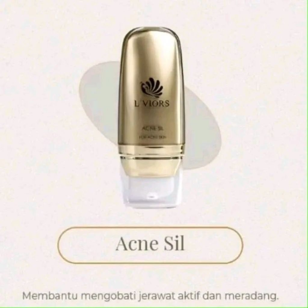 Lviors Acne Sil/Cream Jerawat/Cream Jerawat Bruntusan/Obat Jerawat/Cream Bruntusan